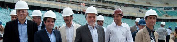 Secretário-Geral da FIFA faz última vistoria à Arena antes da Copa das Confedera