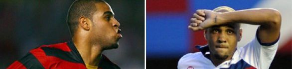 Torcida já espera ver Adriano e Souza tabelando juntos no ensaio do Olodum