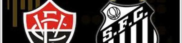 Santos faz 2 a 0 no Vitória e vence depois de quase um mês de jejum