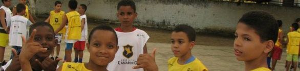 Projeto Canarinho inicia as aulas e faz a alegria da garotada