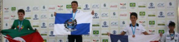 Nadador baiano conquista medalha de ouro nos Jogos Escolares da Juventude