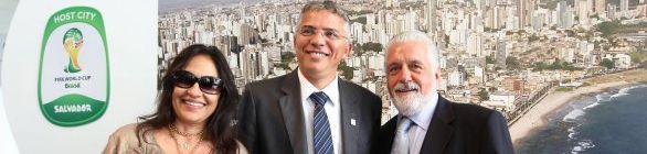 convite para cobertura jornalística: Inspeção Oficial à Arena Fonte Nova da FIFA