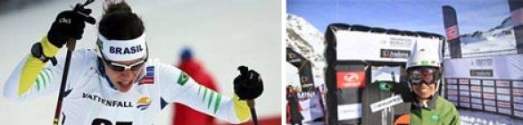 Brasileiros mostram que podem ser competitivos em esportes na neve