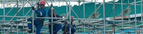 59 dias para a Copa do Mundo da FIFA assentos temporários já estão sendo insta