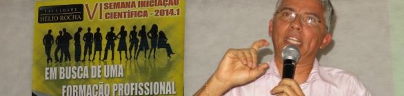 Ney Campello palestra em Semana Científica da Faculdade Hélio Rocha
