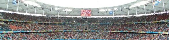 Primeiro jogo da Copa do Mundo da FIFA? na Arena Fonte Nova,