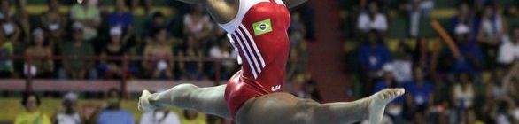 Prodígio da ginástica, Rebeca evolui no solo com trilha sonora de Beyoncé