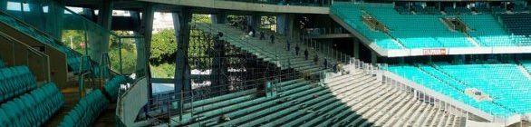 Fotos: retirada da arquibancada móvel da Fonte Nova entra na segunda fase