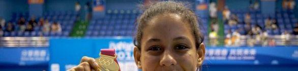 Impecável, Layana Colman conquista o primeiro ouro do Brasil em Nanquim