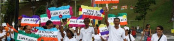 Caminhada da Primavera levou dezenas ao Dique do Tororó nesta sexta