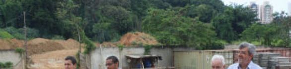 Allan do Carmo visita obras do Parque Aquático da Sudesb em Brotas