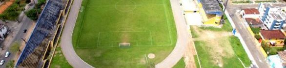 Iniciada instalação do sistema de iluminação do Estádio Mário Pessoa em Ilhéus