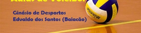 Estão abertas as inscrições para aulas de voleibol no Ginásio Baiacão