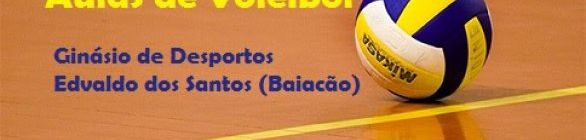 Estão abertas as inscrições para aulas de voleibol no Ginásio Baiacão