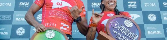 Bino Lopes e Silvana Lima campeões