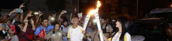 Vitória da Conquista celebra passagem da tocha olímpica
