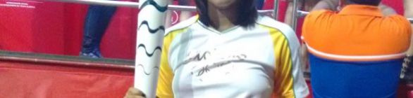 RUBRO NEGRA EDUARDA JORGE CARREGA TOCHA OLÍMPICA EM PAULO AFONSO/BA