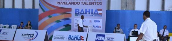 Estudantes baianos disputam vagas para etapa nacional dos Jogos Escolares..