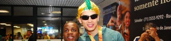  Medalhistas do futebol de 5 recepcionados com festa na Bahia