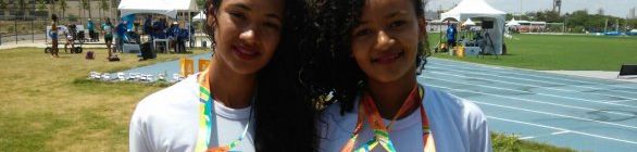 Atletas baianas, apoiadas pelo Governo do Estado.