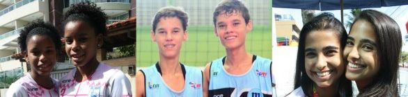 Três duplas baianas de irmãos gêmeos chamam a atenção na disputa das modalidades