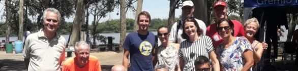 GRANDE FESTA DURANTE A 1ª MARATONA AQUÁTICA CIDADE DE PORTO ALEGRE